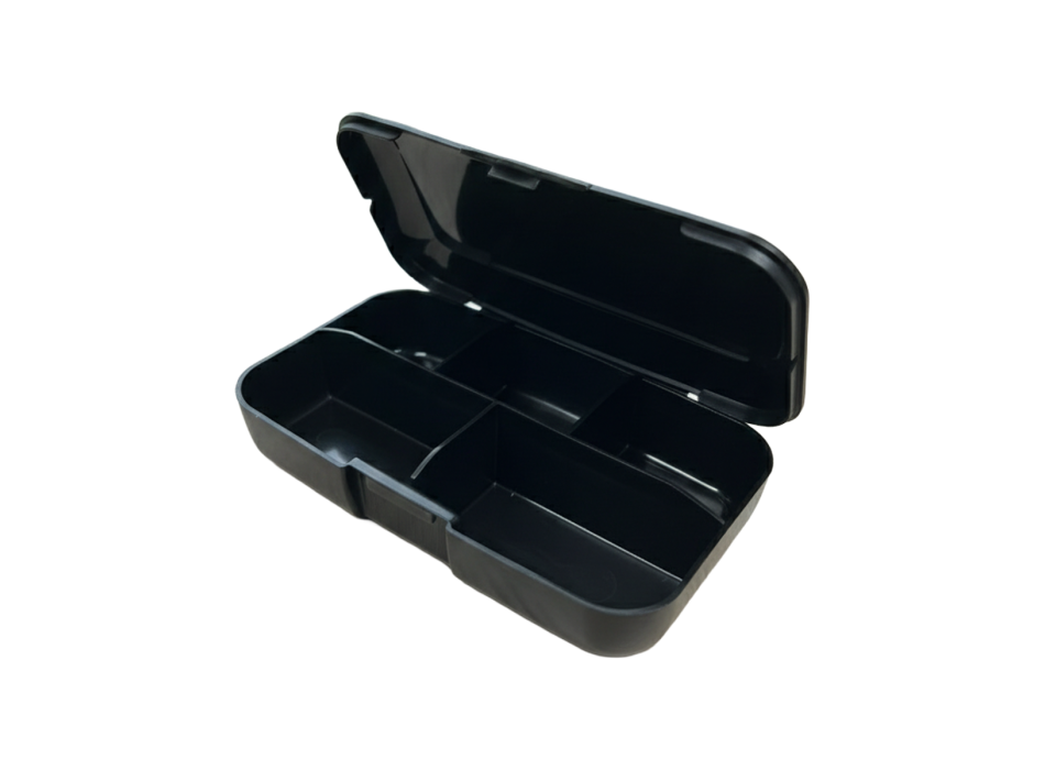 Pill Box NamedSport contenitore porta compresse 5 scomparti nero