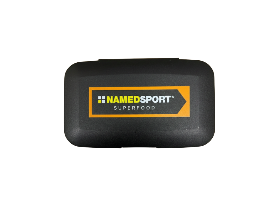 Pill Box NamedSport contenitore porta compresse 5 scomparti nero