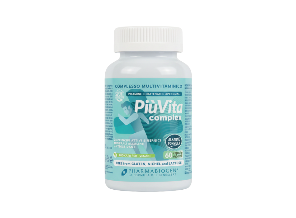Piu Vita Complex Pharmabiogen integratore multivitaminico multiminerale 60cpr