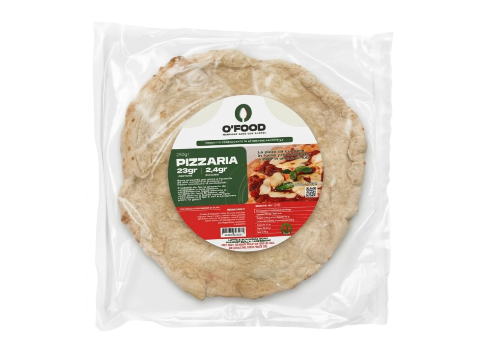 PizzAria OFood base per pizza proteica a basso contenuto di carboidrati 250g