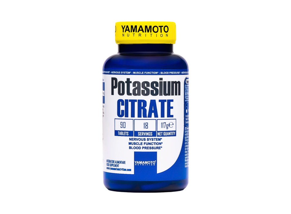 Potassium Citrate Yamamoto integratore potassio citrato 90 cpr muscoli pressione