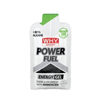 Power Fuel WHYsport shot energetico liquido caffeina resistenza 50ml Menta Lime