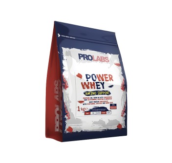 Power Whey Amino Support Prolabs proteine 1kg Cioccolato e Cocco