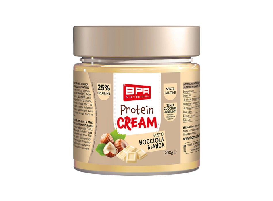 PR Nutrition Protein Cream crema spalmabile proteica 200g Nocciola Bianca