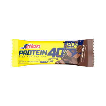 Protein Bar 40 Proaction barretta proteica 40% proteine 50g cioccolato