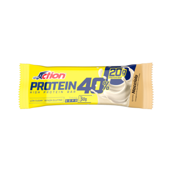Protein Bar 40 Proaction barretta proteica 40% proteine 50g nocciola