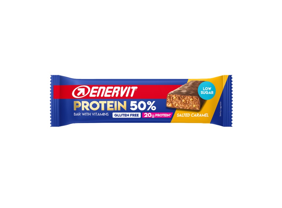 Protein Bar 50% Enervit barretta proteica 40g Caramello 