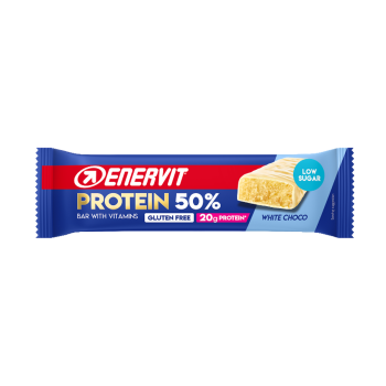 Protein Bar 50% Enervit barretta proteica 40g Cioccolato Bianco