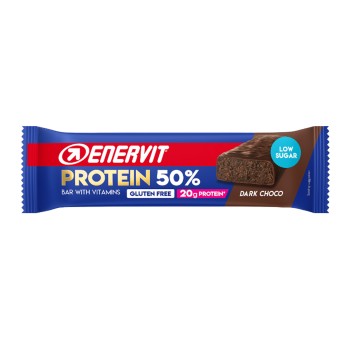 Protein Bar 50% Enervit barretta proteica 40g Cioccolato Fondente 