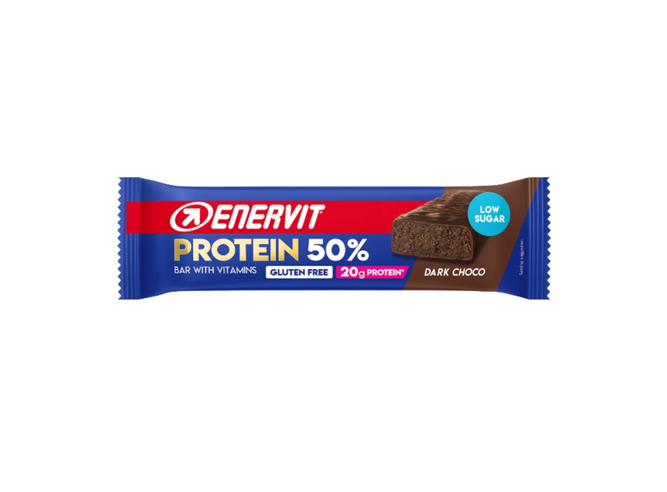 Protein Bar 50% Enervit barretta proteica 40g Cioccolato Fondente 