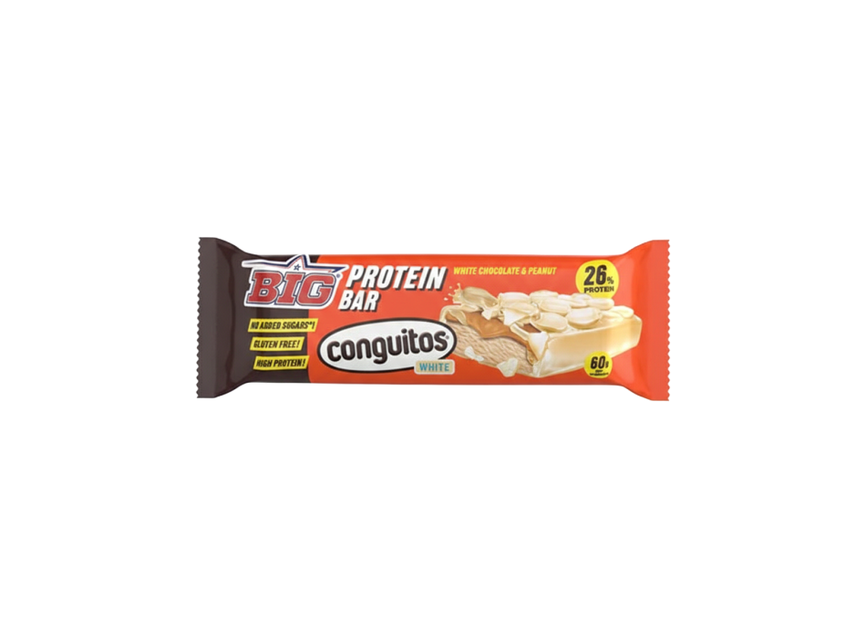 Protein Bar Conguitos Big barretta proteica 60g Cioccolato Bianco
