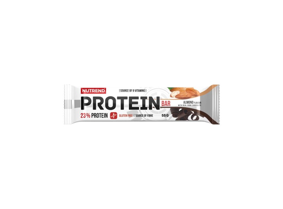 Protein Bar Nutrend 55g Barretta Proteica con BCAA Mandorla e Cioccolato Fondent