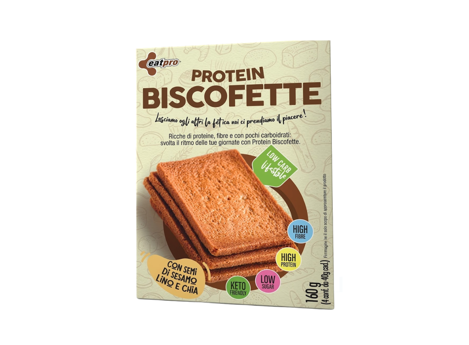 Protein Biscofette EatPro fette biscottate proteiche colazione 160g