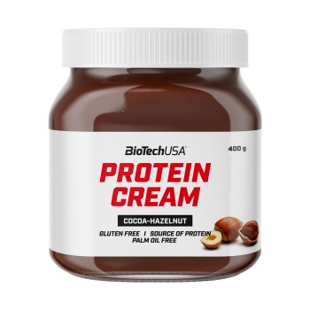 Protein Cream BioTechUSA crema spalmabile proteica cacao nocciole 400g 
