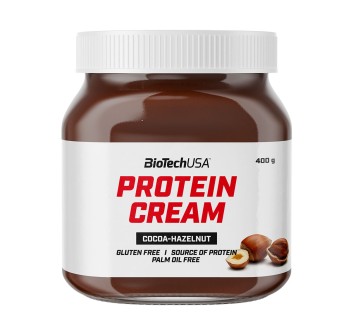 Protein Cream BioTechUSA crema spalmabile proteica cacao nocciole 400g 