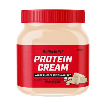 Protein Cream BioTechUSA crema spalmabile proteica cioccolato bianco 400g 
