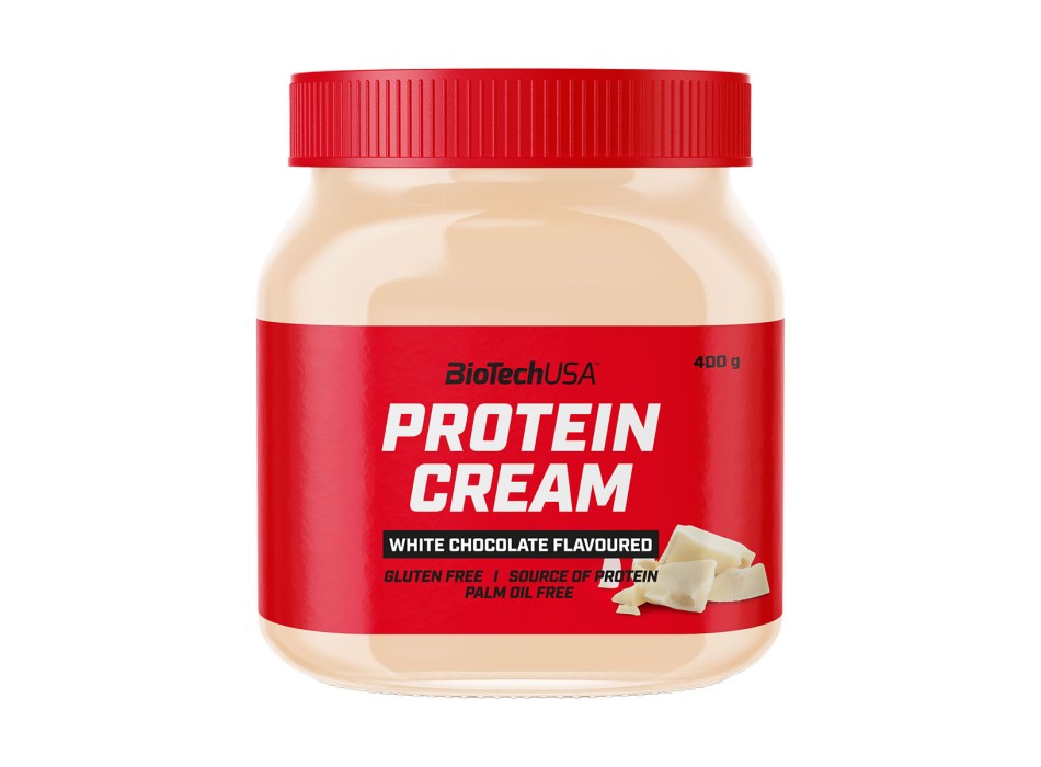 Protein Cream BioTechUSA crema spalmabile proteica cioccolato bianco 400g 