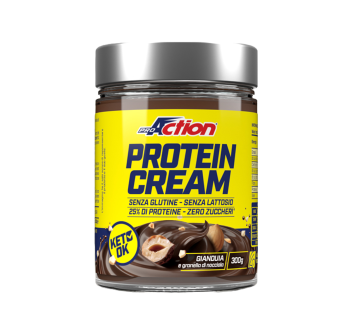 Protein Cream ProAction crema spalmabile proteica senza zuccheri aggiunti 300g