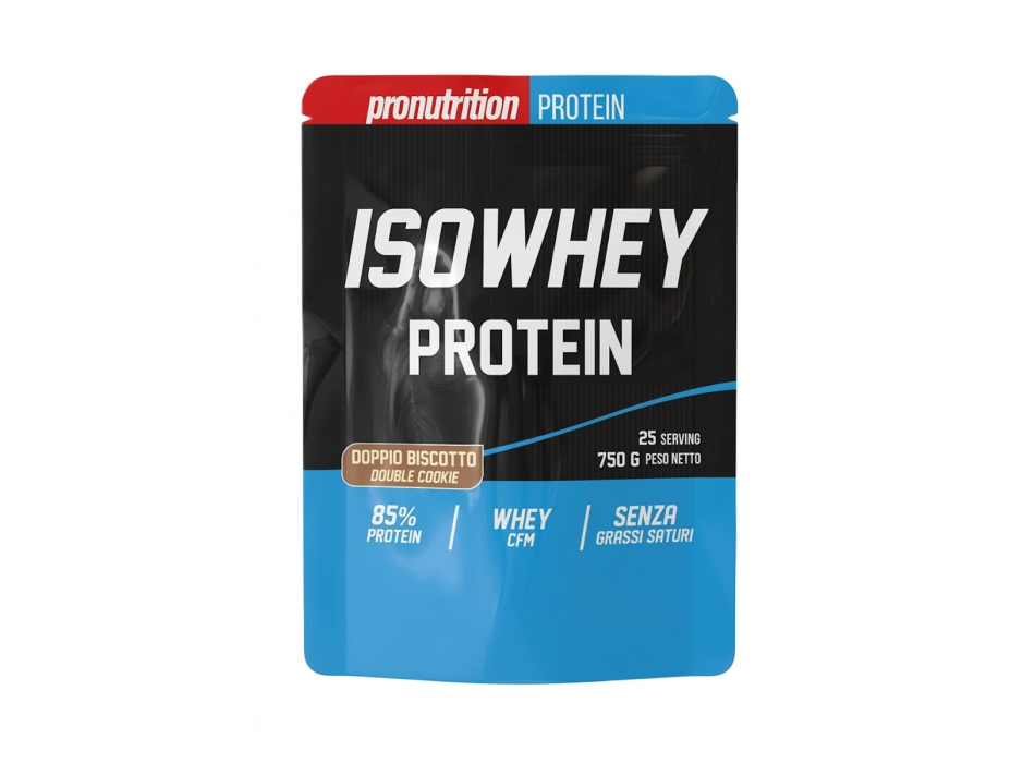 Protein Isowhey CFM Pro Nutrition proteine isolate 750g Doppio Biscotto