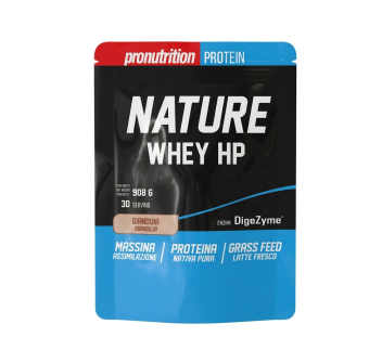 Protein Natural Whey HP Pro Nutrition proteina del siero del latte 908g gianduia
