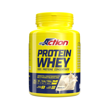Protein Whey ProAction proteine del siero del latte concentrate 750g Vaniglia