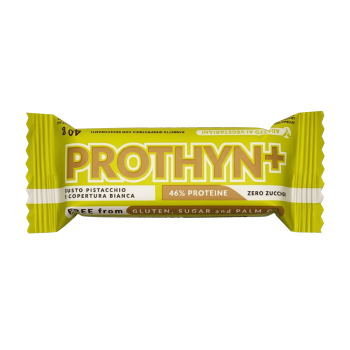 Prothyn Pharmabiogen barretta iperproteica 40g Ciocco Bianco e Pistacchio