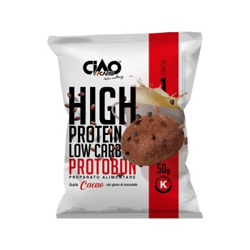 ProtoBun CiaoCarb panino proteico soffice low carb cacao