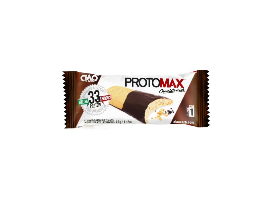 Protomax Glassato CiaoCarb barretta proteica low carb 42g