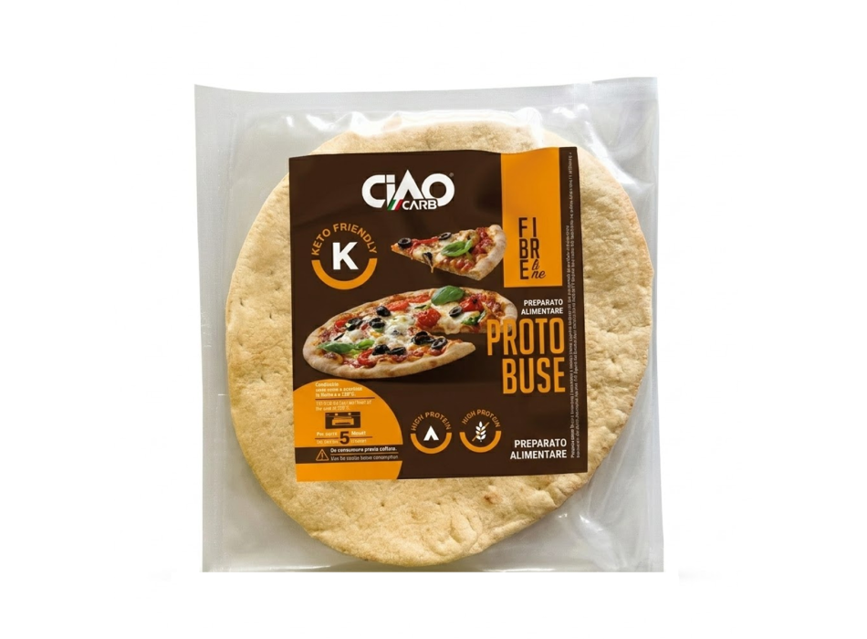 Protopizza XXL Ciaocarb base per pizza proteica ricca di fibre 150g