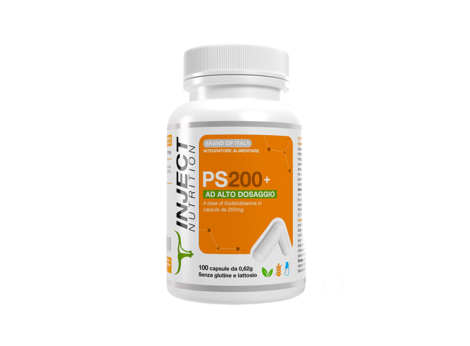 PS 200+ Inject Nutrition integratore fosfatidilserina memoria stress 100 caps