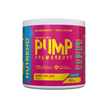 Pump Nutrend 225g Pompaggio Muscolare Berry