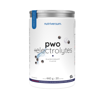 PWO+Electrolytes Nutriversum pre-workout 440g Blackcurrant