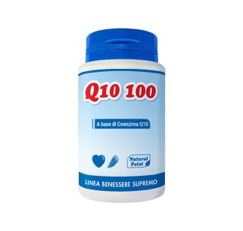 Q10 100 Natural Point Integratore Coenzima Q10 Energia Antiossidante 50 capsule