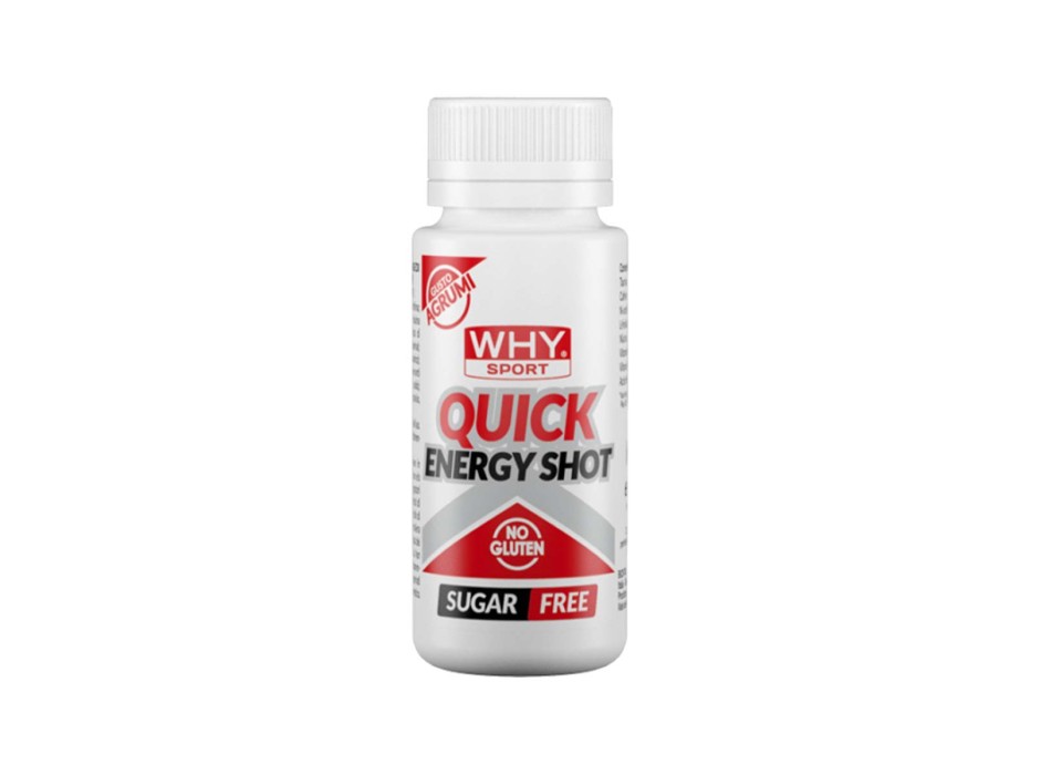 QUICK ENERGY SHOT - Shot energetico con stimolanti e vitamine WHY SPORT