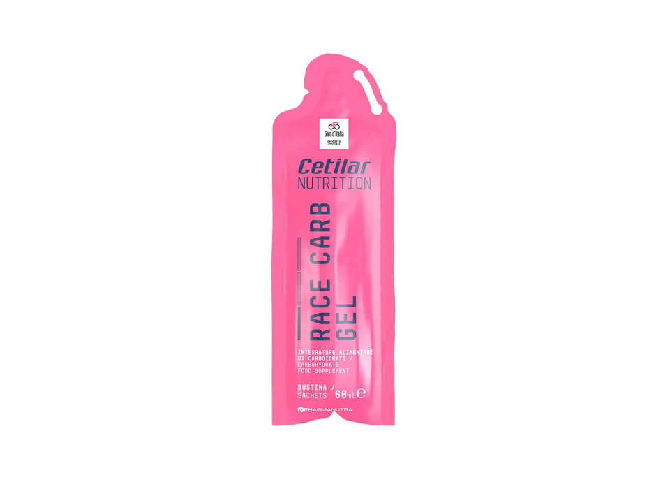 Race Carb Gel Cetilar gel energetico carboidrati edizione Giro d'Italia 60ml  