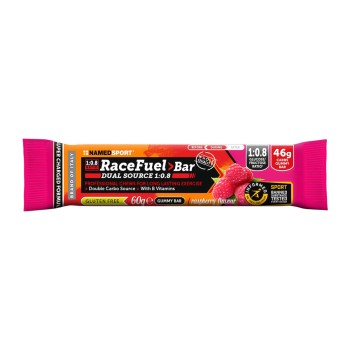 Race Fuel Bar NAMEDSPORT 60g Barretta Energetica Lampone Rapporto 1:0.8 Carboidr
