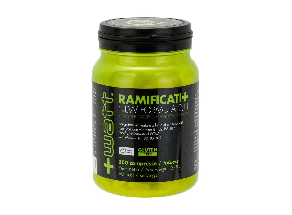 Ramificati New Formula +Watt BCAA 2:1:1 amminoacidi ramificati 300cpr