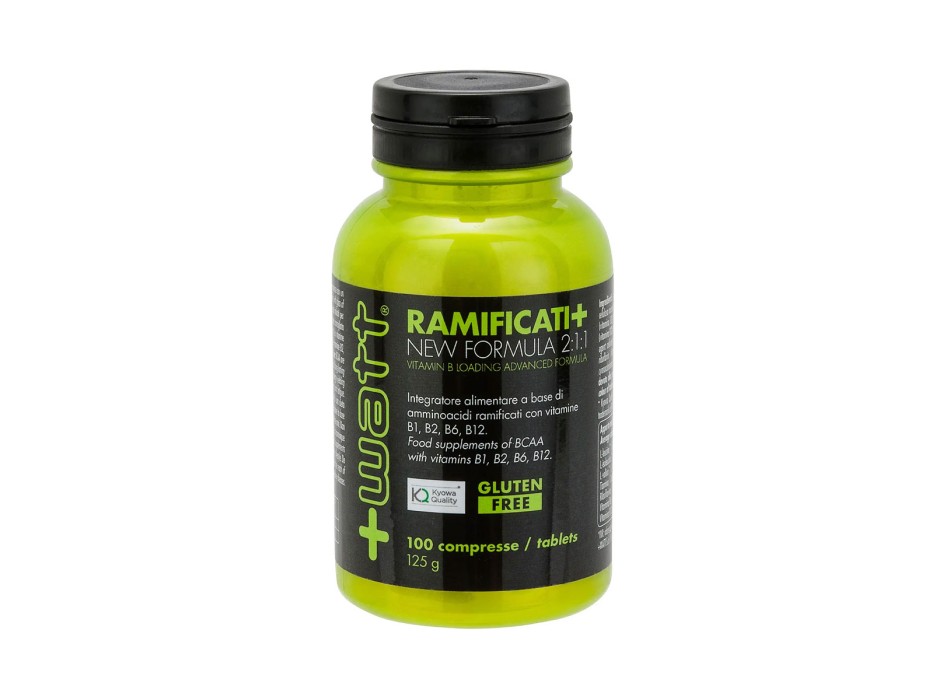 Ramificati New Formula +Watt BCAA 2:1:1 recupero muscolare 100cpr