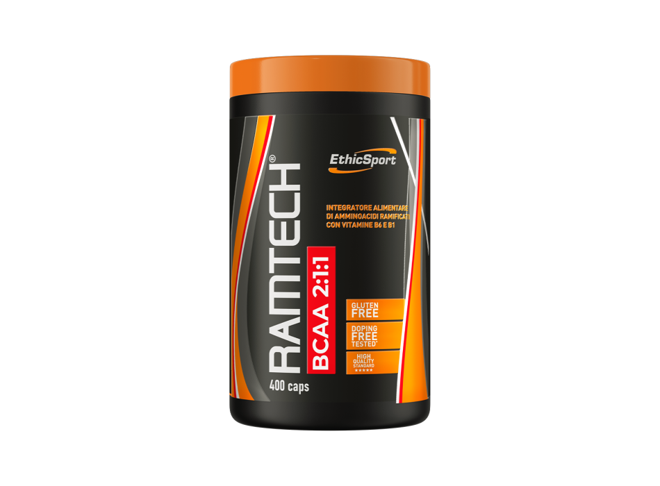 Ramtech BCAA 2:1:1 400cpr Ethicsport integratore di aminoacidi ramificati (BCAA)
