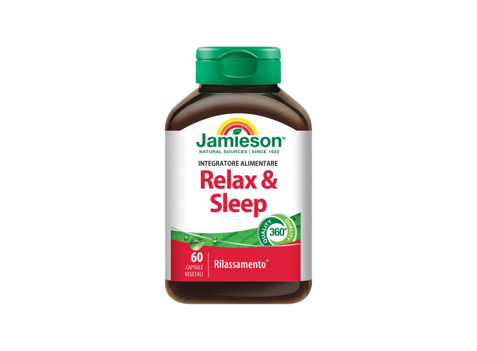 Relax & Sleep Jamieson Integratore Naturale con Valeriana e Passiflora per Inson