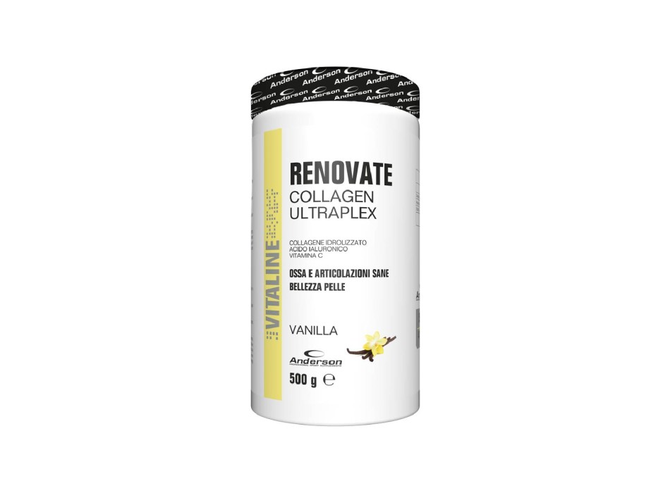 Renovate Anderson Research collagene idrolizzato acido ialuronico vaniglia