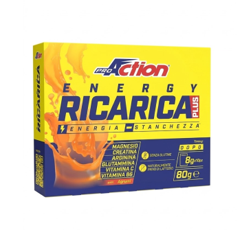 Ricarica Plus Proaction integratore sali minerali magnesio creatina 10 bustine