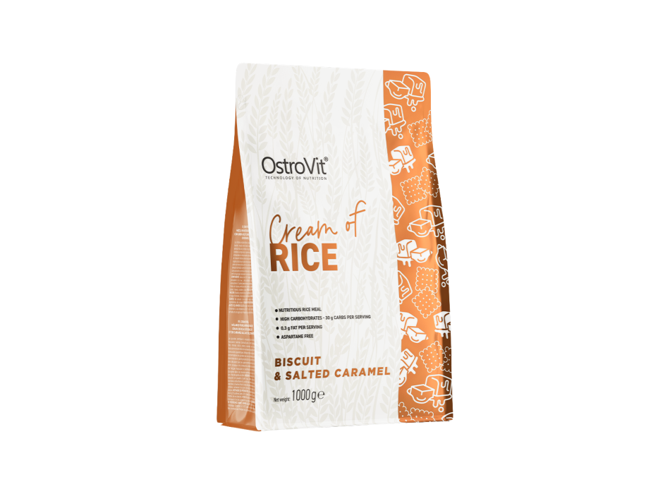 Rice Krispies OstroVit crema di riso 1000 g Biscotto e Caramello Salato