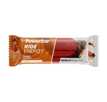 Ride Energy Bar Powerbar 55g Barretta Energetica Arachidi e Caramello