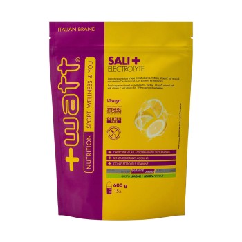 Sali+ Electrolyte +Watt integratore sali minerali carboidrati 600g Limone