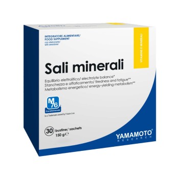 Sali Minerali Yamamoto integratore magnesio potassio citrato 30 bustine Limone