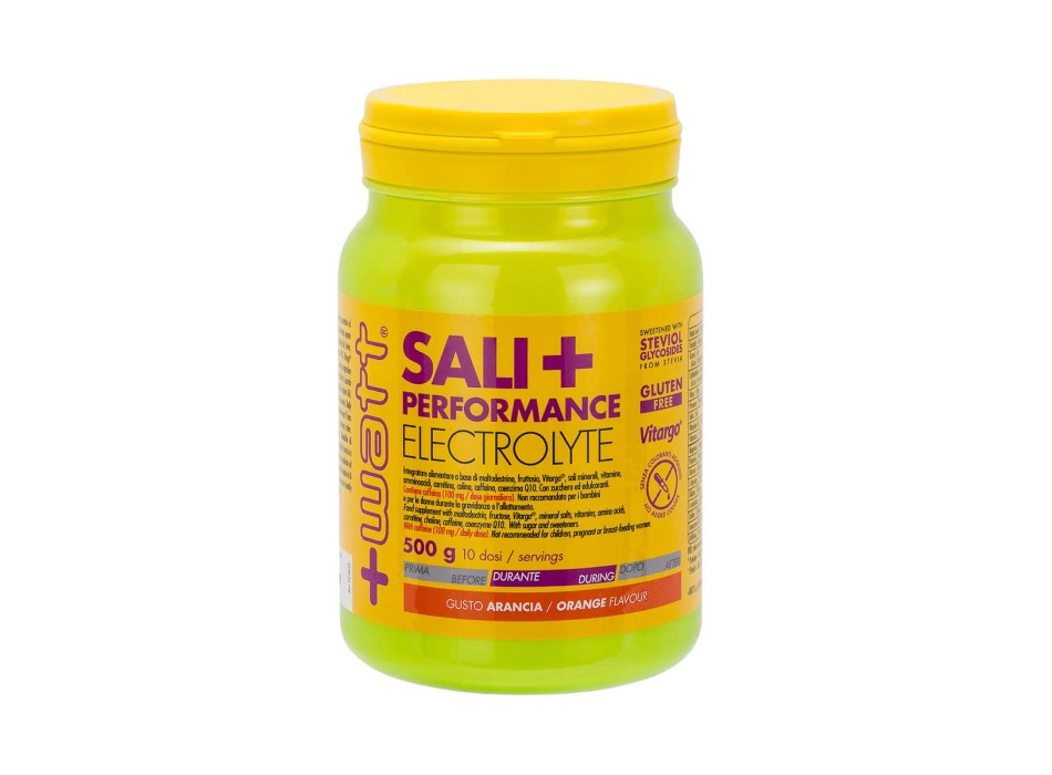 Sali+ Performance Electrolyte +Watt sali minerali carboidrati 500g Arancia