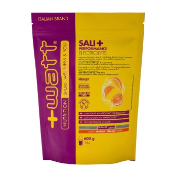 Sali+ Performance Electrolyte +Watt sali minerali carboidrati 600g Arancia