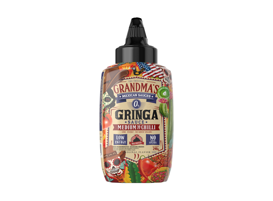 Salsa Grandma's Max Protein salsa zero calorie 290g gringa