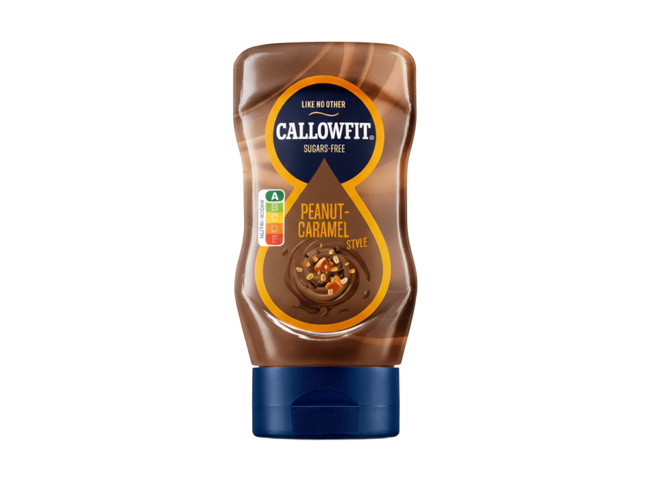 Salse Zero Callowfit condimenti dietetici ipocalorici no zucchero Peanut Caramel